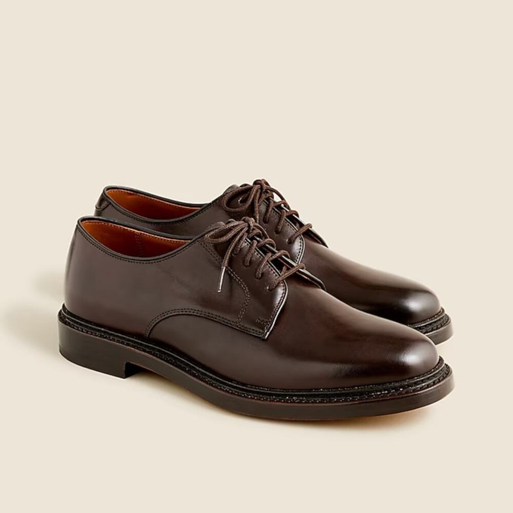 J. Crew Ludlow derby’s in Dark Brown